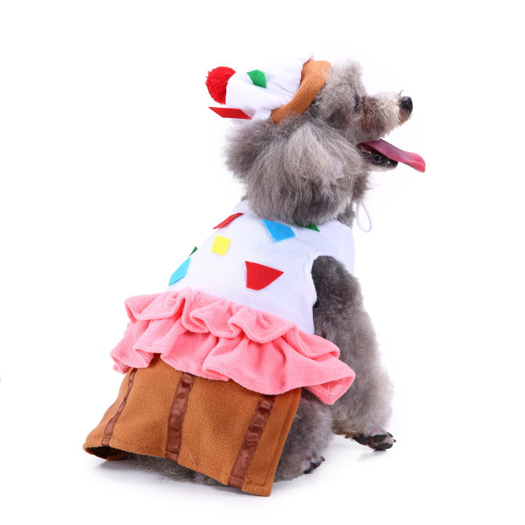 Pet clothes Christmas pet supplies outdoor dog walking clothes