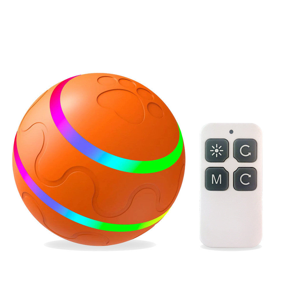 Husdjur Ny Katt Ond Bollleksak Intelligent Boll USB Kattleksaker Självroterande Boll Automatisk Rotationsboll
