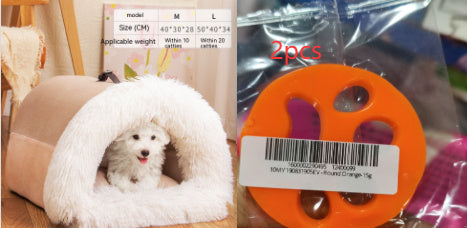 Nytt Splice bärbart husdjursbo bärbart höst- och vintervarmt hundbo fukttätt långt pälsbo kattbo gränsöverskridande husdjursbo