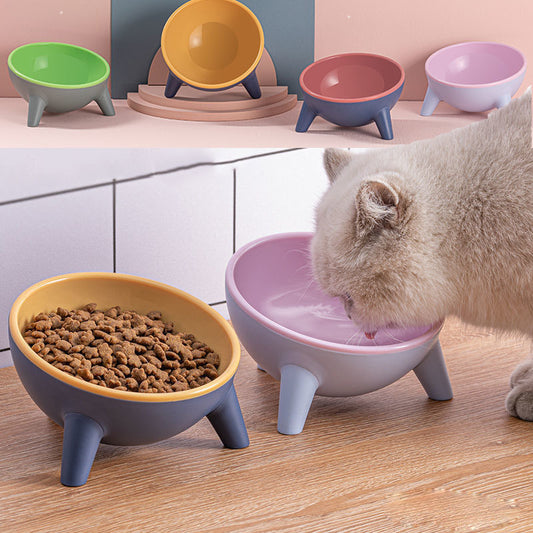 Katt Hund Skål Med Stativ Husdjursmatningsskålar Hundar Kanin Kanin Nordic Color Matarprodukter Tillbehör Husdjurstillbehör