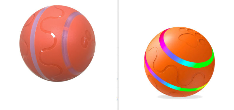 Husdjur Ny Katt Ond Bollleksak Intelligent Boll USB Kattleksaker Självroterande Boll Automatisk Rotationsboll