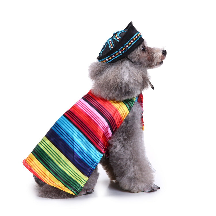 Pet clothes Christmas pet supplies outdoor dog walking clothes