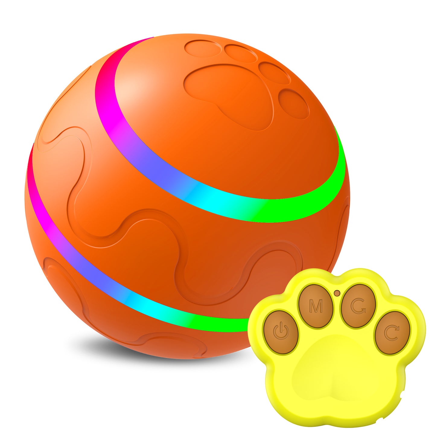 Husdjur Ny Katt Ond Bollleksak Intelligent Boll USB Kattleksaker Självroterande Boll Automatisk Rotationsboll